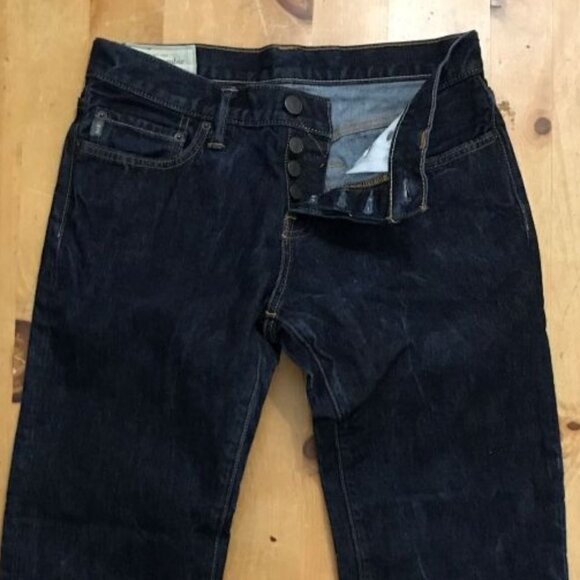 Abercrombie & Fitch Slim Straight Jeans 30x32 – Dark Wash - Y2K - Picture 6 of 9